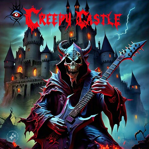 a_heavy_metal_album_cover_called_creepy_castle_with_lots_of_pointy_guitars_scary_items_etc