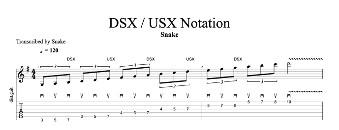 USX Notation#1