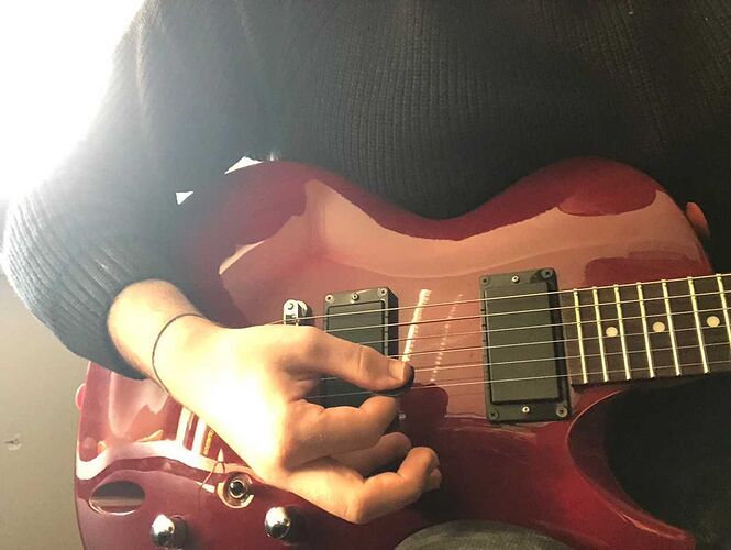 Guitar before playing