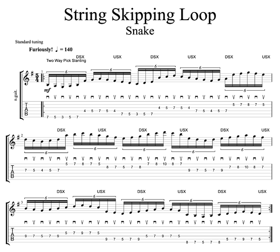 String Skipping Loop#1